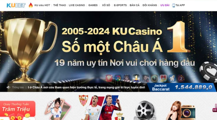 Kubet 19: Trang Chủ Casino Uy Tín, Xanh Chín Nhất Châu Á Ku bet